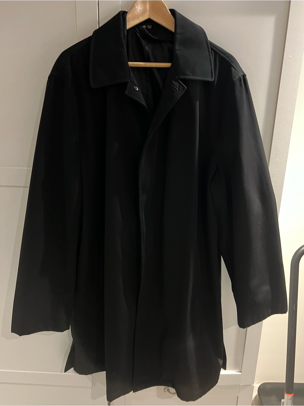 Kenneth Cole New York Black Trench Coat